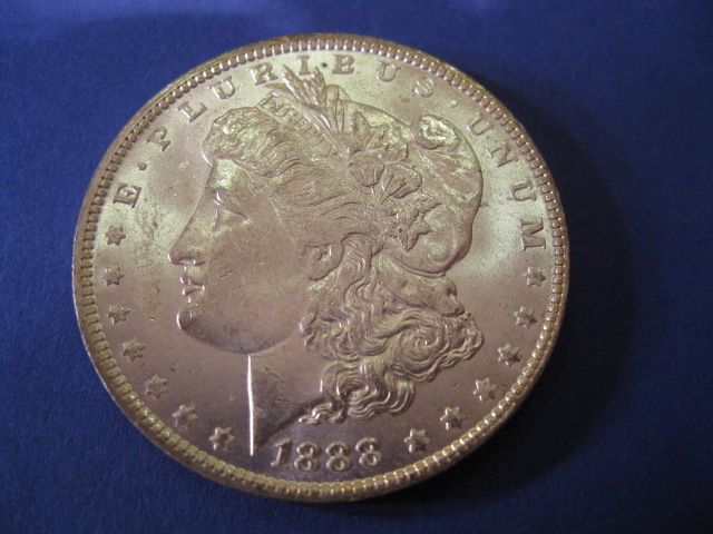 1888 O U S Morgan Silver Dollar 149f27