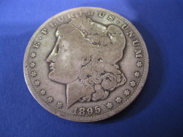 1895 S U S Morgan Silver Dollar 149f3c