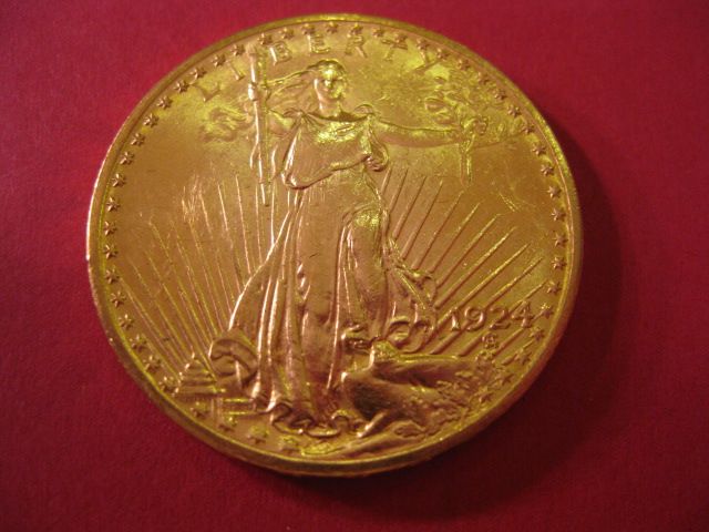 1924 U.S. $20.00 St. Gaudens Gold