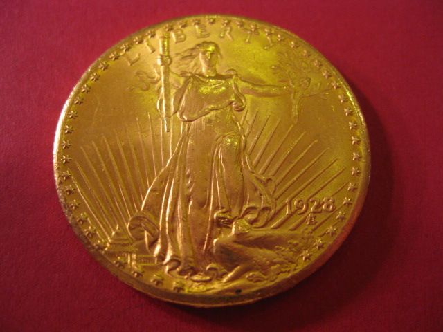1928 U.S. $20.00 St. Gaudens Gold