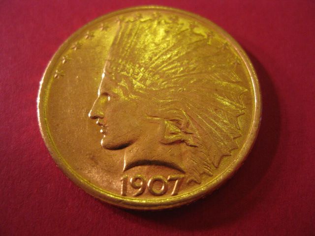 1907 U S 10 00 Indian Head Gold 149f6b