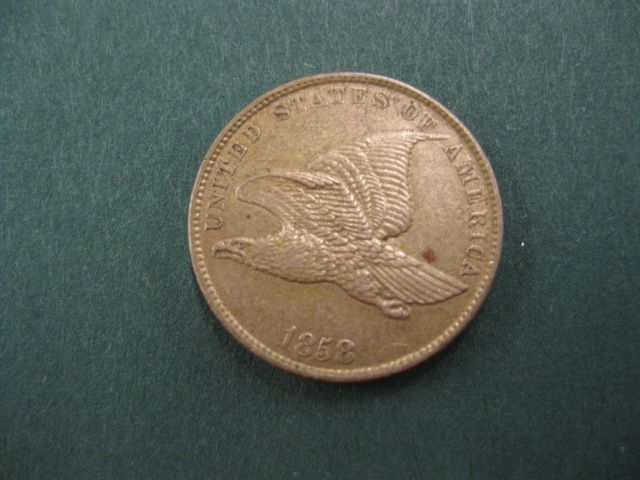 1858 U S Flying Eagle Cent almost 149f7b