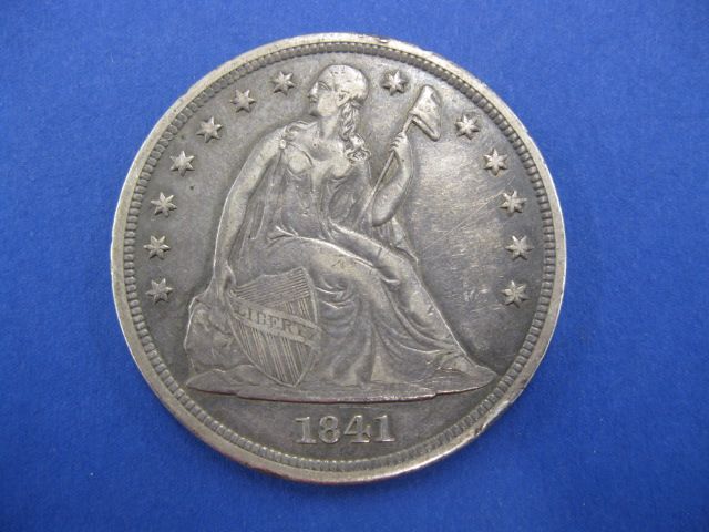1841 U S Seated Liberty Dollar 149f7c