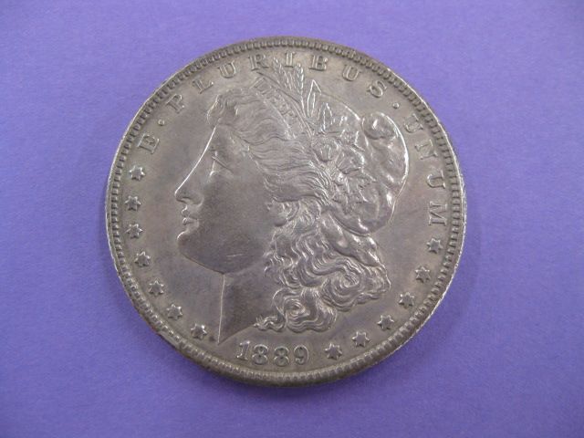 1889 S U S Morgan Silver Dollar 149fc4