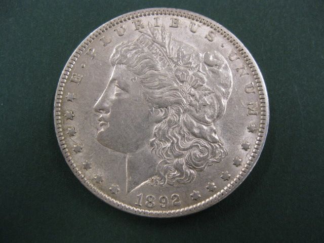 1892 O U S Morgan Silver Dollar 149fc7