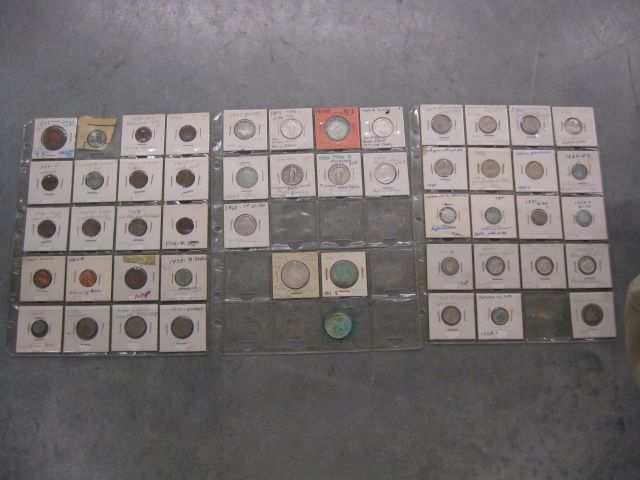 Estate lot of coins cents thru