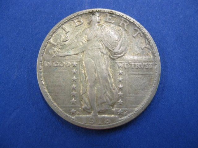 1918-D Seated Liberty Quarter very