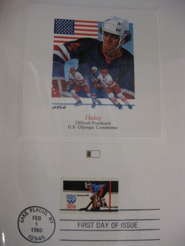 1980 U.S. Olympic Committee Proof Card