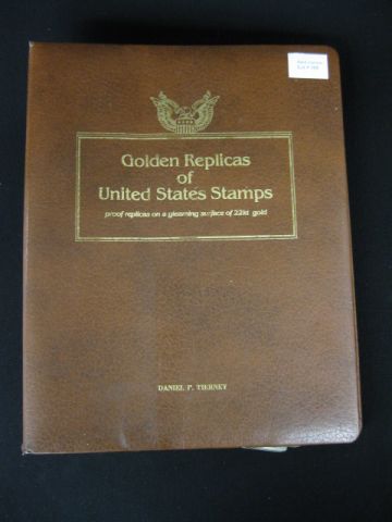 Album of 15 Golden Stamp Replica