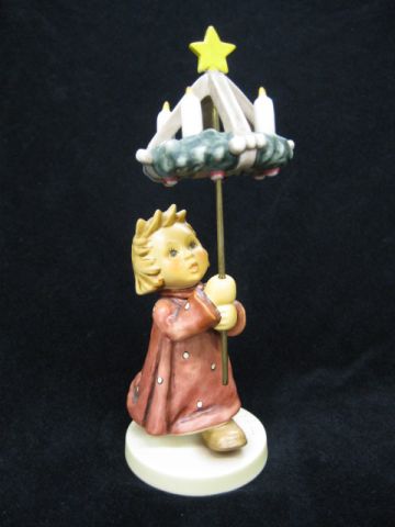 Hummel Figurine Christmas by Candle