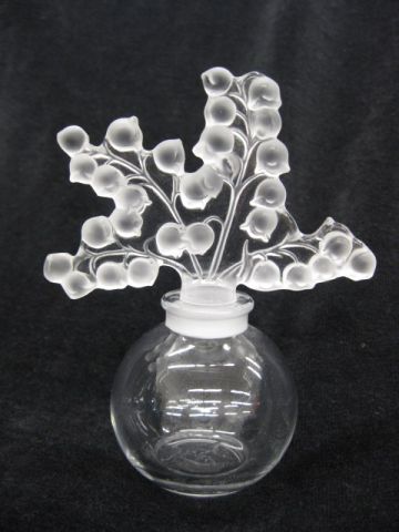 Lalique Perfume Bottle lily of the valley