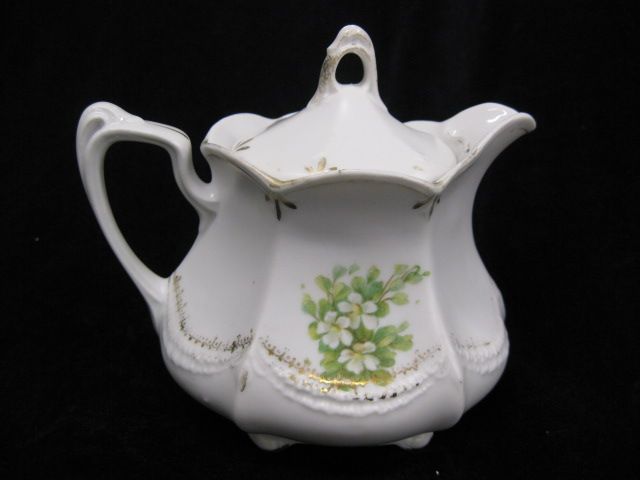 R S Prussia Porcelain Syrup Pitcher 14a0b8