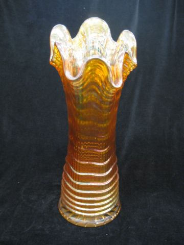 Imperial Carnival Glass Vase marigold