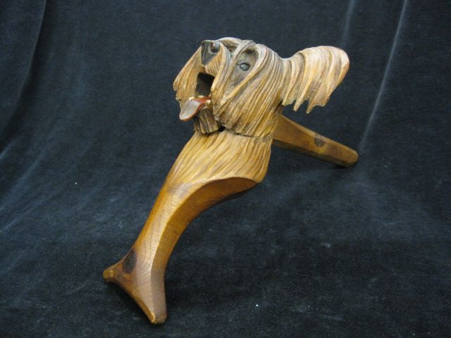 Black Forest Carved Wooden Nut