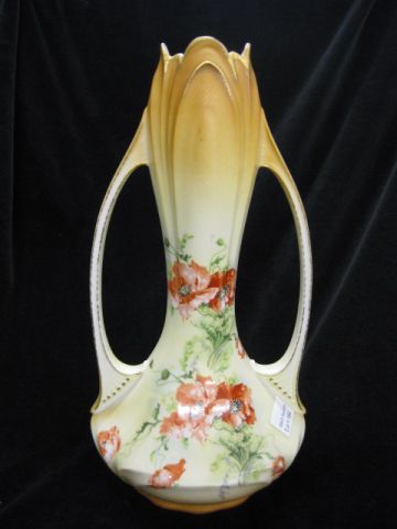 Victorian Handpainted Vase Art