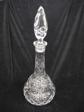 Cut Crystal Decanter 16 tall excellent.