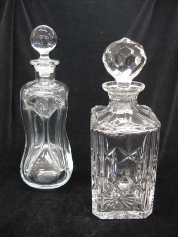 2 Crystal Decanters Atlantis  14a119