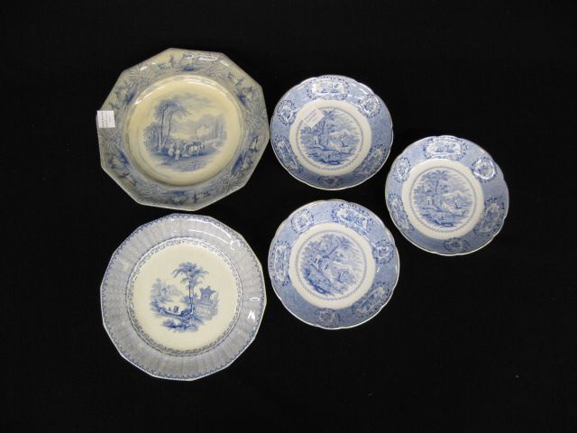 5 pcs 19th Century English Ironstone 14a128