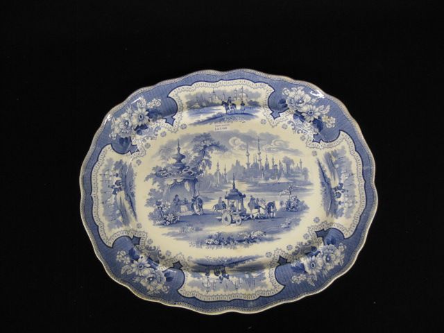 Adams Flow Blue Ironstone Platter