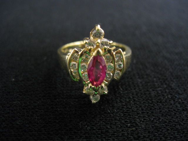 Ruby Diamond Ring rich 60 carat 14a15a