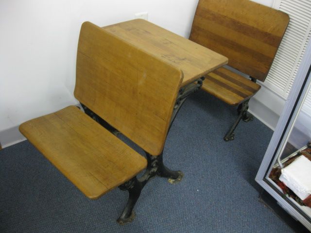 Victorian School Desk & Chair wrought