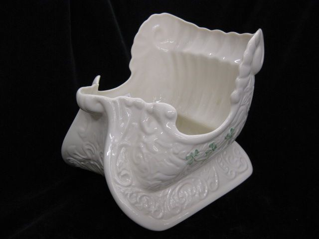 Irish Belleek Porcelain Planter 14a16b