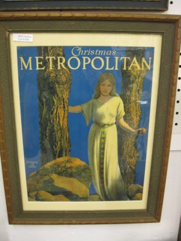 Maxfield Parrish ''Christmas Metropolition''complete