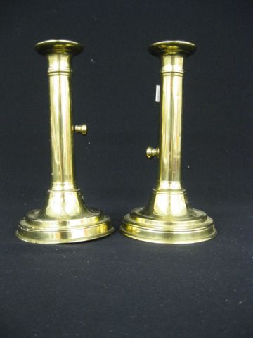 Pair of Victorian Brass Candlesticks 14a199