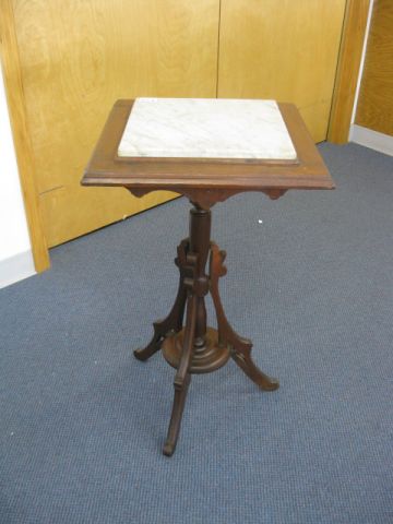 Victorian Marble Top Table Eastlake