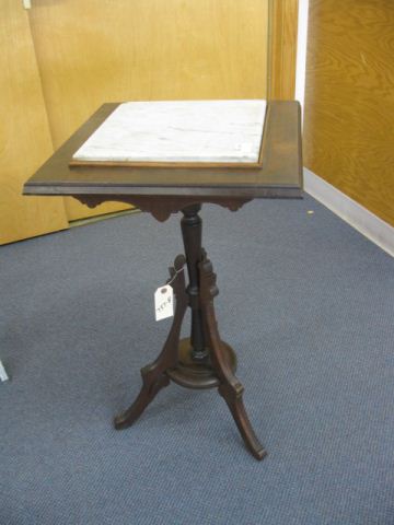 Victorian Marble Top Table Eastlake