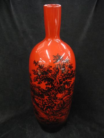 Royal Doulton Rouge Flambe Vase black