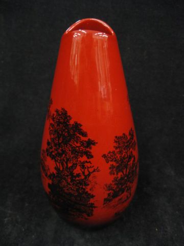 Royal Doulton Rouge Flambe Vase black