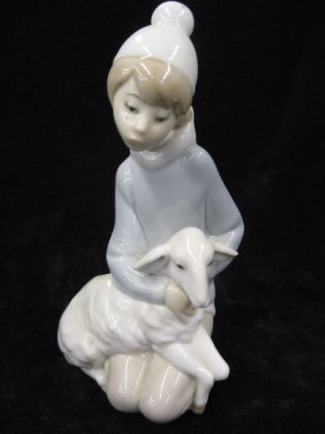 Lladro Porcelain Figurine Shepherd 14a21c