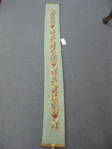 Needlepoint Bell Pull bird and 14a22f