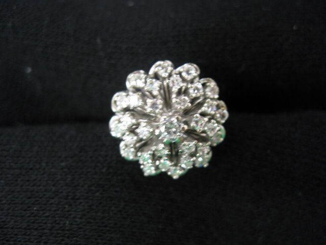 Diamond Ring cluster of 30 round 14a238