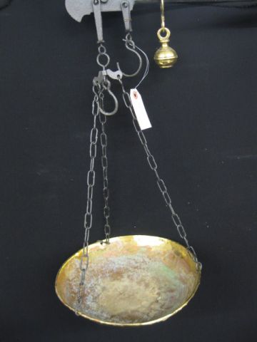 19th Century Hanging Scales brass &