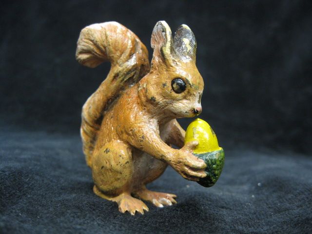 Austrian Bronze Miniature of a Squirrel