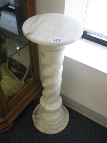 Marble Pedestal twist base 29  14a245