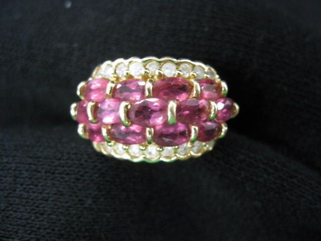 Tourmaline & Diamond Ring 13 rich