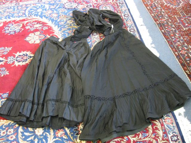 Vintage Black Clothing Blouse and