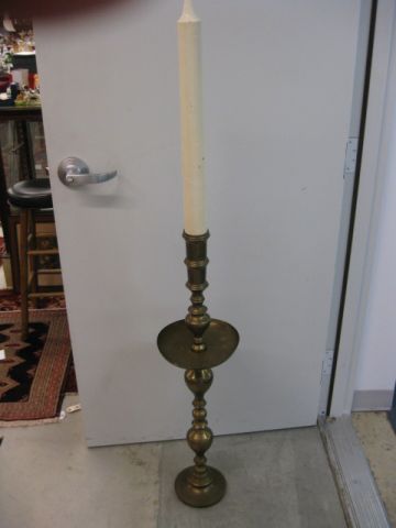 Brass Candlestand floor model 63 overall