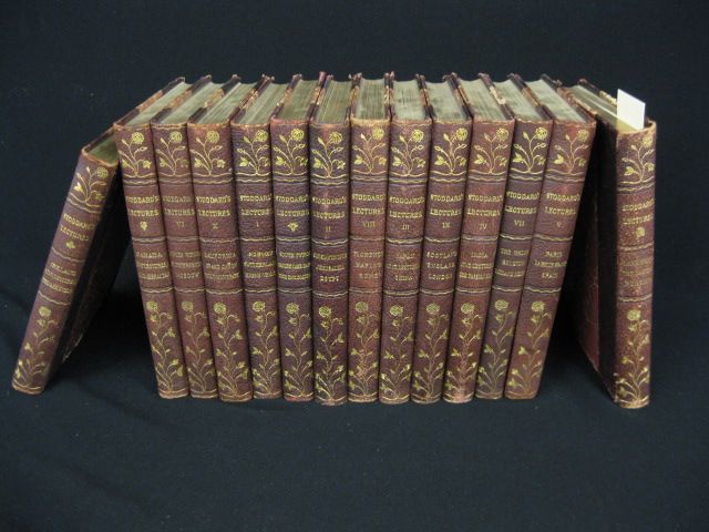 14 Volumes Stoddard's Lectures