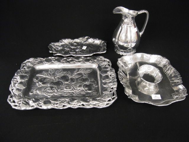 4 pcs. Arthur Court Pewter;pitcher