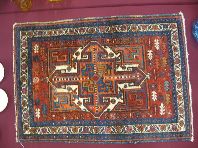 Heriz Persian Handmade Mat central 14a348