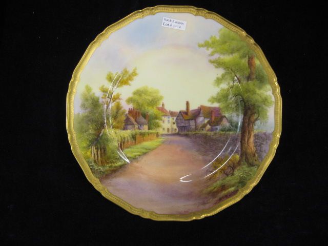 Royal Worcester Porcelain Cabinet Plate