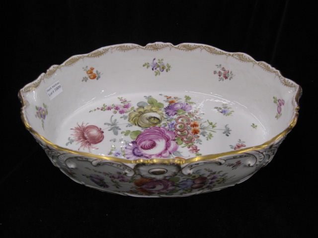 Dresden Porcelain Hanpainted Serving