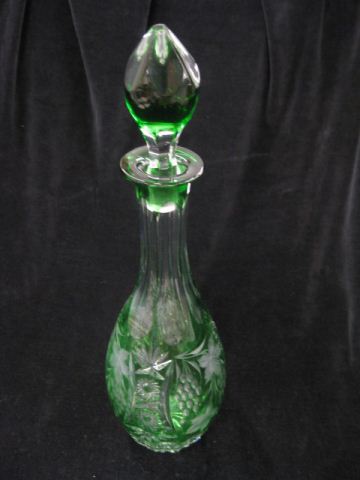 Emerald Cut to Clear Decanter grape 14a396