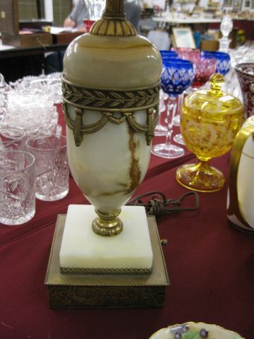 Onyx Bronzed Table Lamp deco era 14a3d6