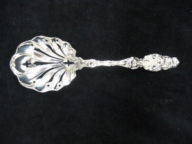 Sterling Silver Ice Spoon lily design