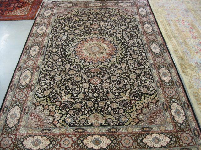 Tabriz Silk Persian Handmade Rug 14a3f3